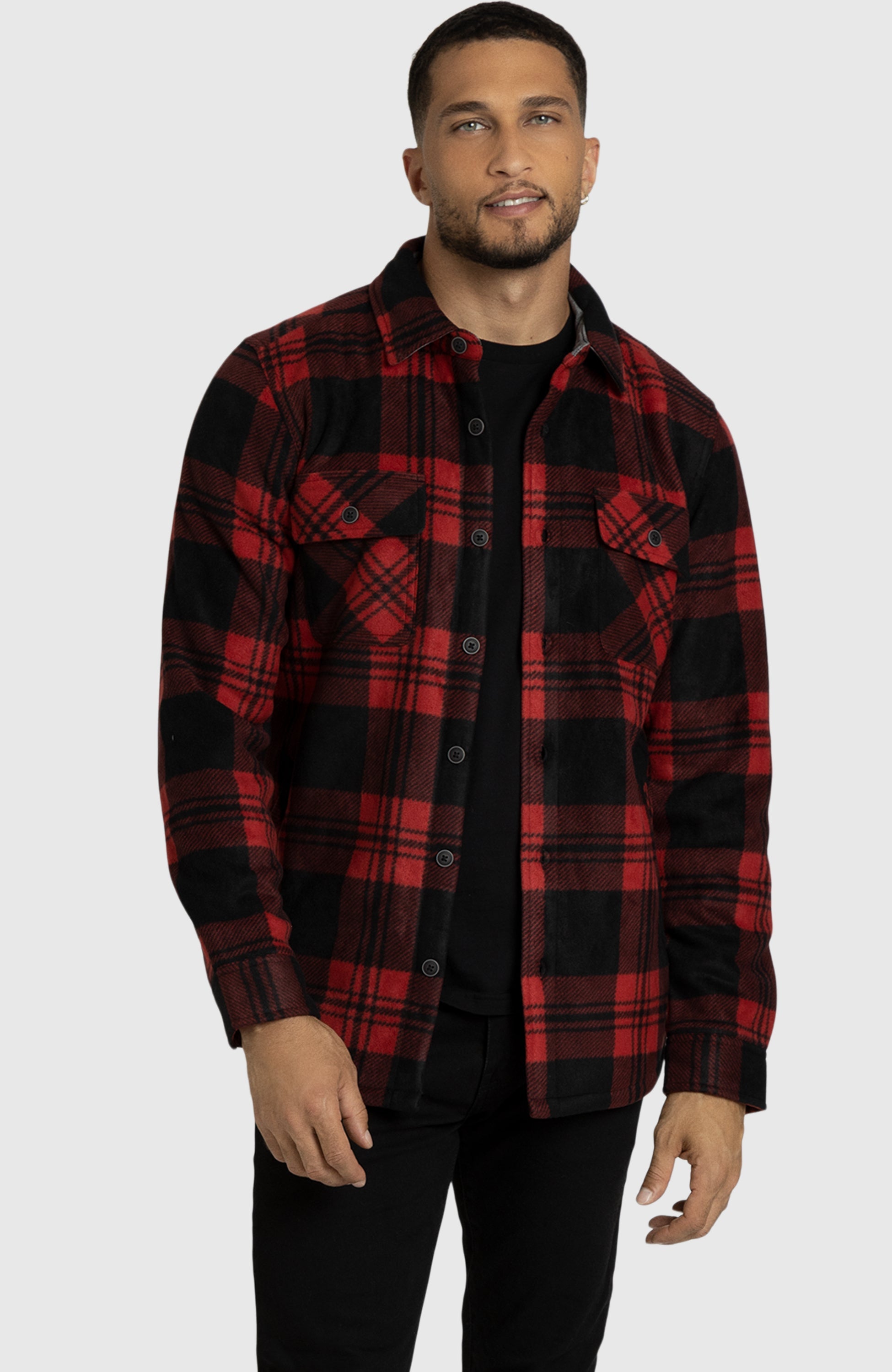 Red Buffalo Polar Fleece Shirt Jacket